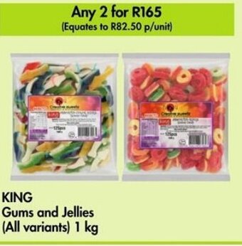 Makro KING Gums and Jellies (All variants) 1 kg offer