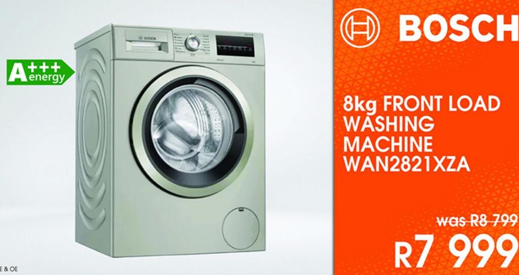 Washing machine bosch 8kg offer at Tafelberg Furnishers