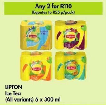 Makro LIPTON Ice Tea (All variants) 6 x 300 ml offer
