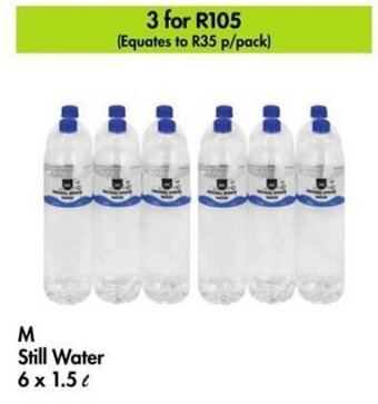 Makro M Still Water 6x1.5L offer
