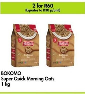 Makro BOKOMO Super Quick Morning Oats 1 kg offer