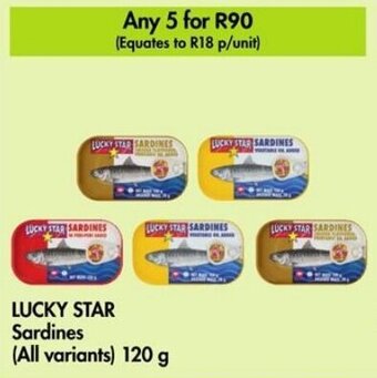Makro LUCKY STAR Sardines (All variants) 120 g offer