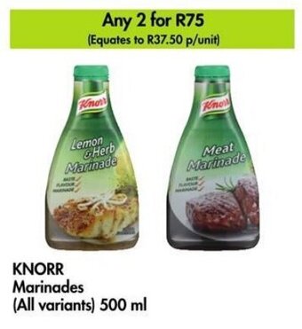 Makro KNORR Marinades (All variants) 500 ml offer