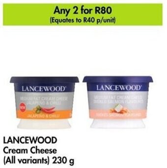 Makro LANCEWOOD Cream Cheese (All variants) 230 g offer