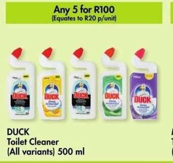 Makro DUCK Toilet Cleaner (All variants) 500 ml offer