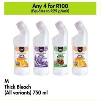 M Thick Bleach (All variants) 750 ml