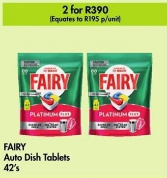 Makro FAIRY Auto Dish Tablets 42's offer