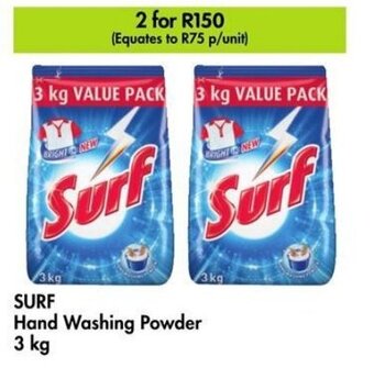 Makro SURF Hand Washing Powder 3 kg offer