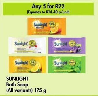 Makro SUNLIGHT Bath Soap (All variants) 175 g offer