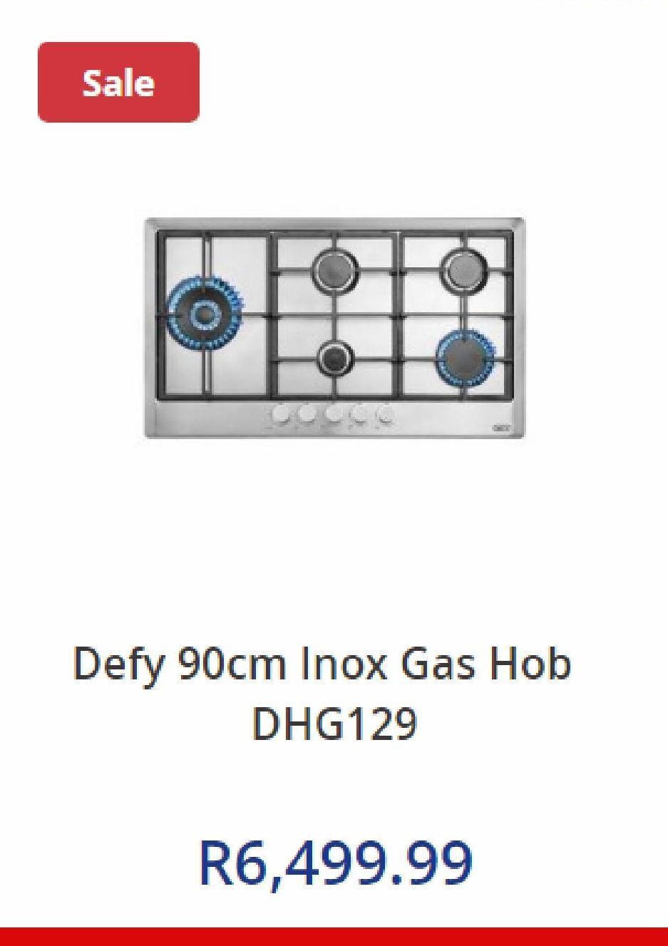 Gas hob 90cm offer at Hirsch's