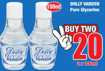 Boxer Superstores Dolly Varden Pure Glycerine 2x100ml offer