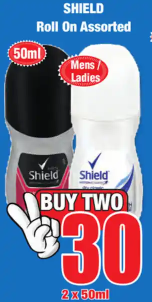 Boxer Superstores Shield Roll On Asstd 2x50ml offer
