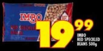 Shoprite IMBO RED SPECKLED BEANS 500g offer