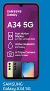 Telkom Samsung galaxy a34 5g smartphone offer