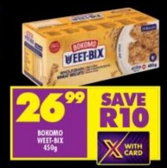 Shoprite BOKOMO WEET-BIX 450g offer
