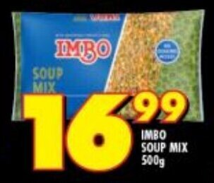 Shoprite IMBO SOUP MIX 500g offer