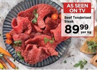 Food Lover's Market Beef Tenderised Steak offer