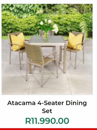 Patio Warehouse Dining set offer
