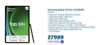 Incredible Connection Samsung Galaxy Tab S9+ 5G 256GB offer
