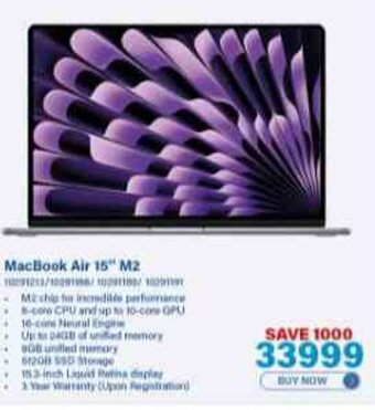Incredible Connection MacBook Air 15" M2 offer