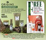 Dis-Chem Origins skin care products-each offer