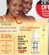 Garnier even & matte vitamin c serum-30ml