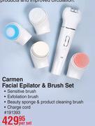 Dis-Chem Carmen facial epilator & brush set-per set offer