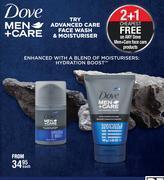 Dis-Chem Dove men + care face care products-each offer