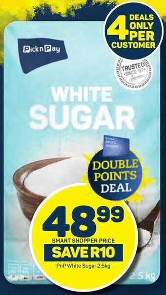 Pick n Pay PnP White Sugar 2.5kg offer