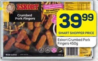 Pick n Pay Eskort Crumbed Pork Fingers 450g offer