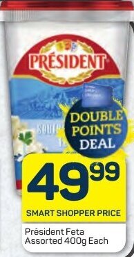 Pick n Pay Président Feta Assorted 400g Each offer