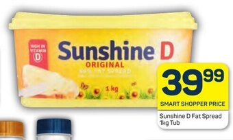 Pick n Pay Sunshine D Fat Spread 1kg Tub offer