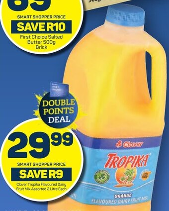 Pick n Pay Clover Tropika Flavoured Dairy Fruit Mix Assorted 2 Litre Each offer
