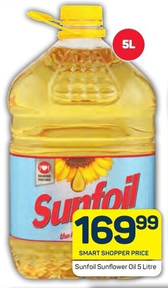 Sunfoil Sunflower Oil 5 Litre