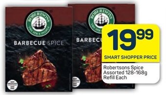Pick n Pay Robertsons Spice Assorted 128-168g Refill Each offer
