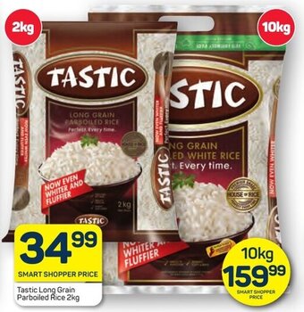 Pick n Pay Tastic Long Grain Parboiled Rice 2kg offer