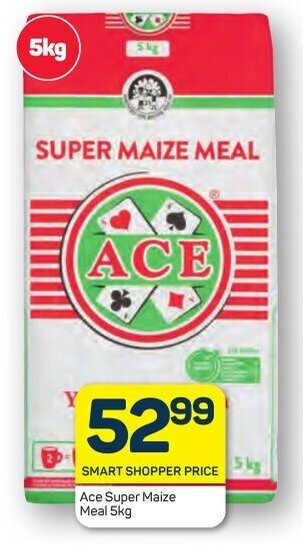 Ace Super Maize Meal 5kg offer at Pick n Pay
