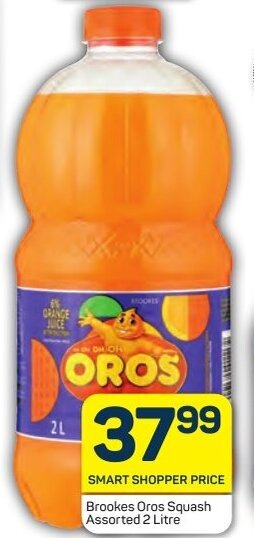 Pick n Pay Brookes Oros Squash Assorted 2 Litre offer