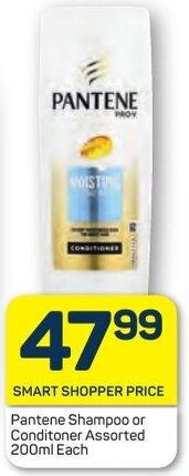 Pick n Pay Pantene Shampoo or Conditoner Assorted 200ml Each offer