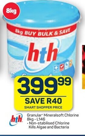 Pick n Pay Granular Mineralsoft Chlorine 8kg-L146 offer