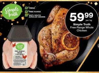 Checkers Simple Truth Free-Range Whole Chicken offer