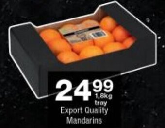 Checkers Export Quality Mandarins offer