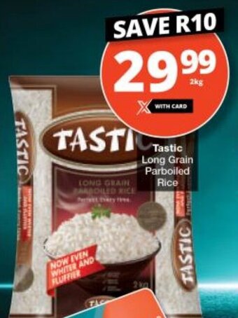 Checkers Tastic Long Grain Parboiled Rice offer