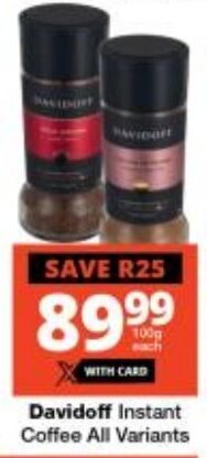 Davidoff Instant Coffee All Variants