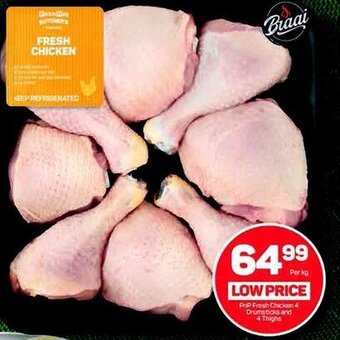 Pick n Pay Pnp Fresh Chicken 4 Drumsticks and 4 Thighs offer