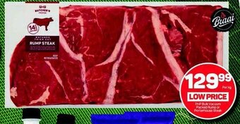 Pick n Pay PnP Bulk Vacuum Packed Rump or Porterhouse Steak offer