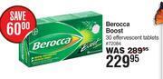 Dis-Chem Berocca boost 30 effervescent tablets offer