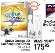 Dis-Chem Optive omega ud lubricant eye drops-30 x 0.4ml offer