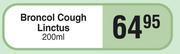 Dis-Chem Broncol cough linctus-200ml offer