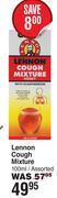 Dis-Chem Lennon cough mixture assorted-100ml offer